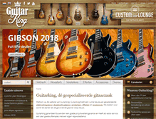 Tablet Screenshot of guitarking.nl